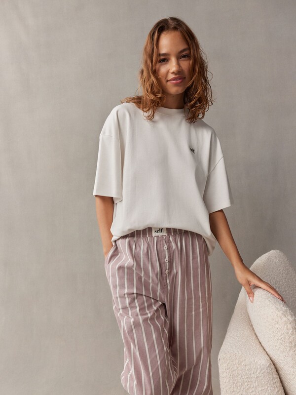 Seraphine Self. Mauve Short Sleeve Pyjamas