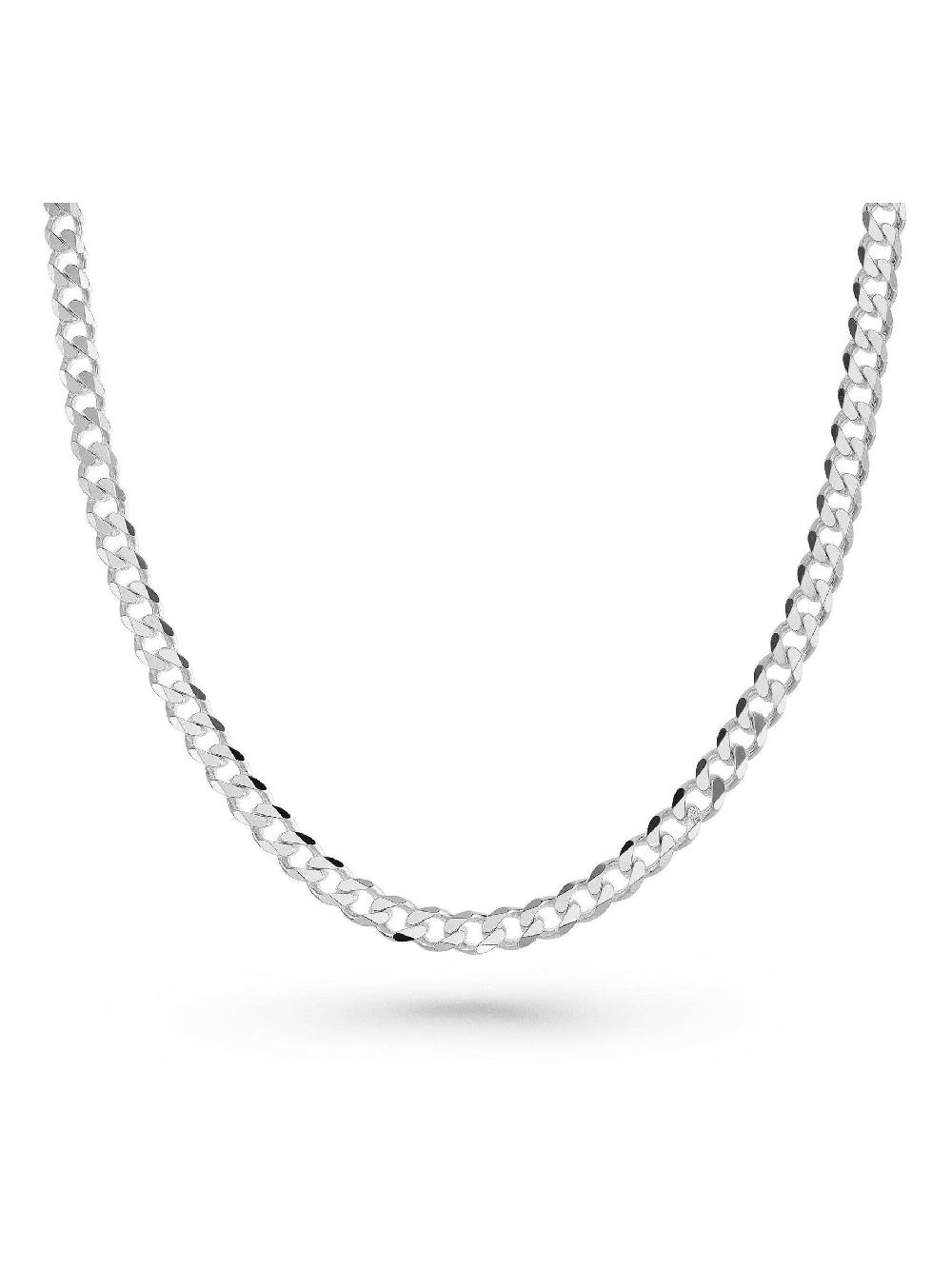 seraphine Silver Curb Necklace 50cm