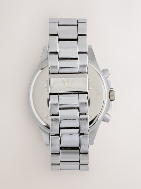 Seraphine Silver/Dark Green Border Bracelet Watch