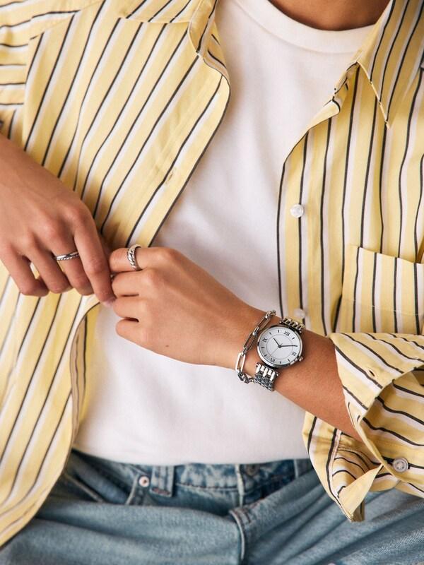 Seraphine Silver Waterproof Bracelet Watch