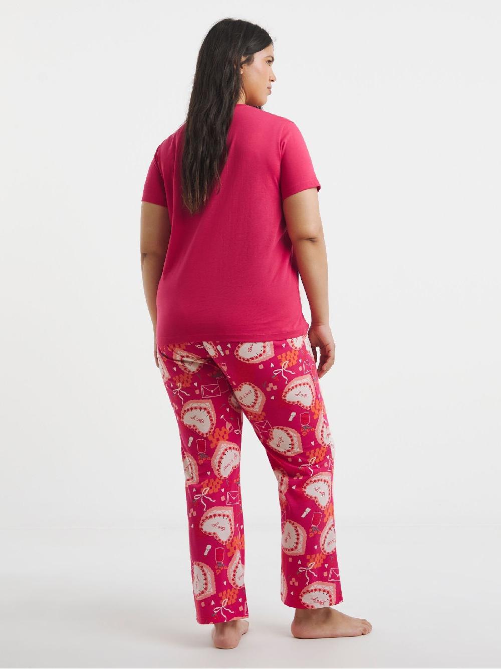 seraphine Simply Be Pink Value Single Pyjamas Set