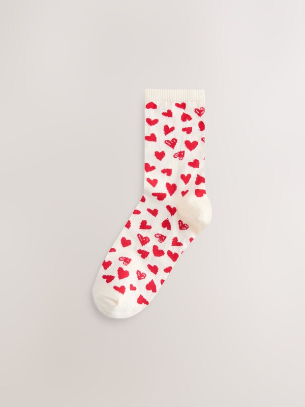Seraphine Sketchy Heart Ankle Socks 4 Pack