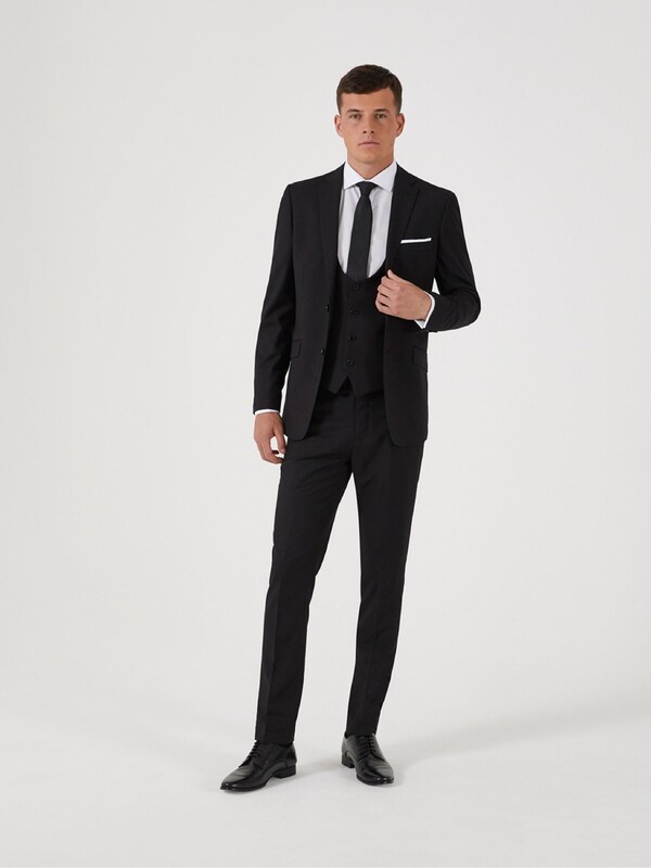 Seraphine Skopes Black Slim Fit Milan Suit Jacket
