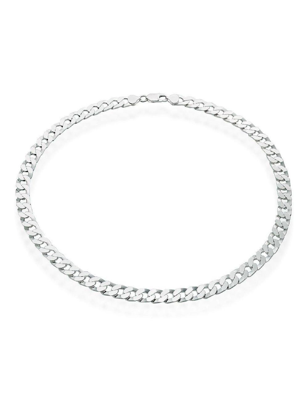 seraphine Sterling Silver 50cm Curb Necklace