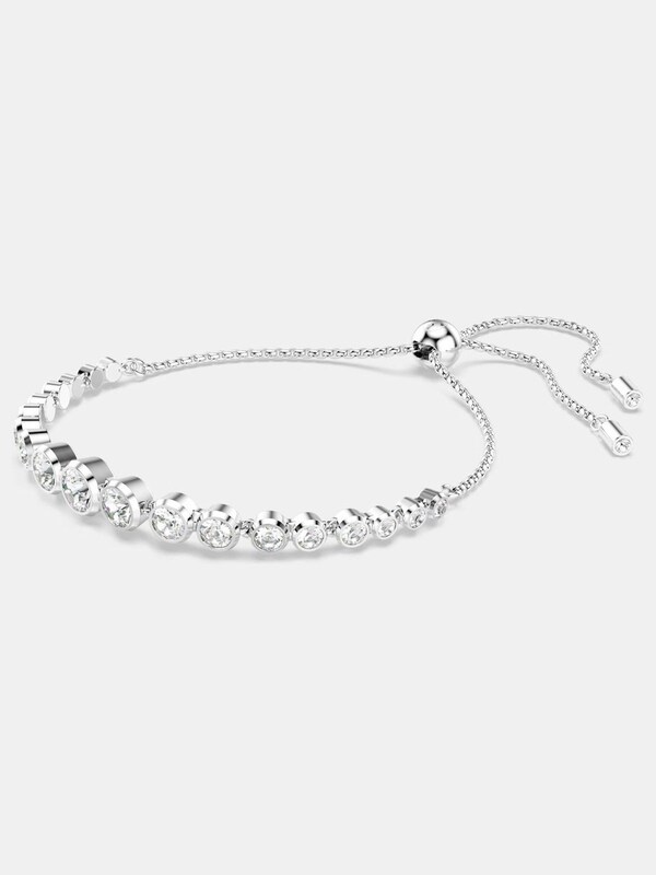 Seraphine Swarovski White Imber Round Bracelet