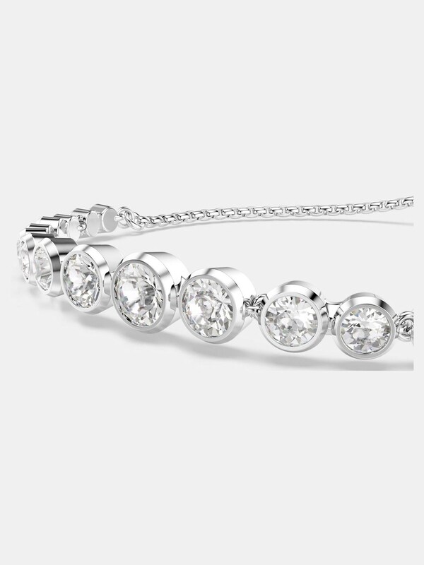 Seraphine Swarovski White Imber Round Bracelet