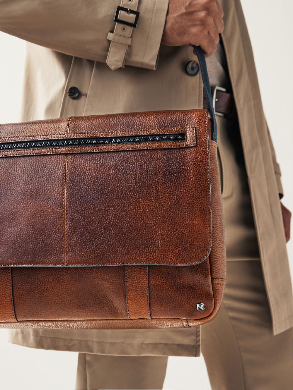 seraphine Tan Brown Messenger Bag