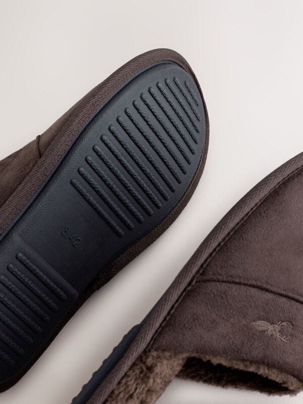 Seraphine Tan Brown Mule Slippers