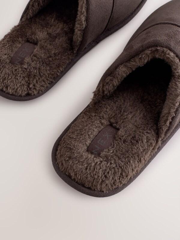 Seraphine Tan Brown Mule Slippers