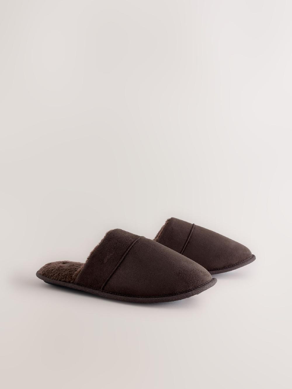 seraphine Tan Brown Mule Slippers