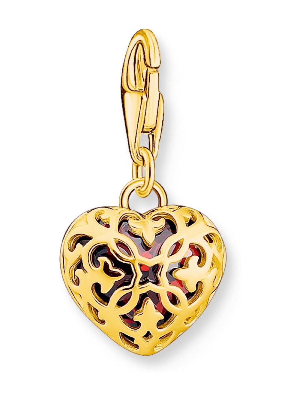 seraphine Thomas Sabo Red Charm Club Heart Garnet