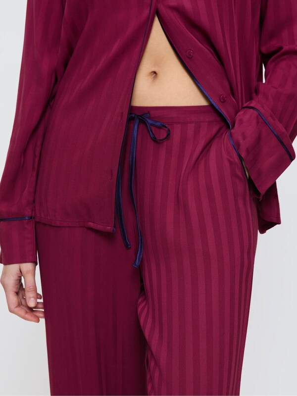 Seraphine Triumph Red Amourette Jacquard - Pyjamas