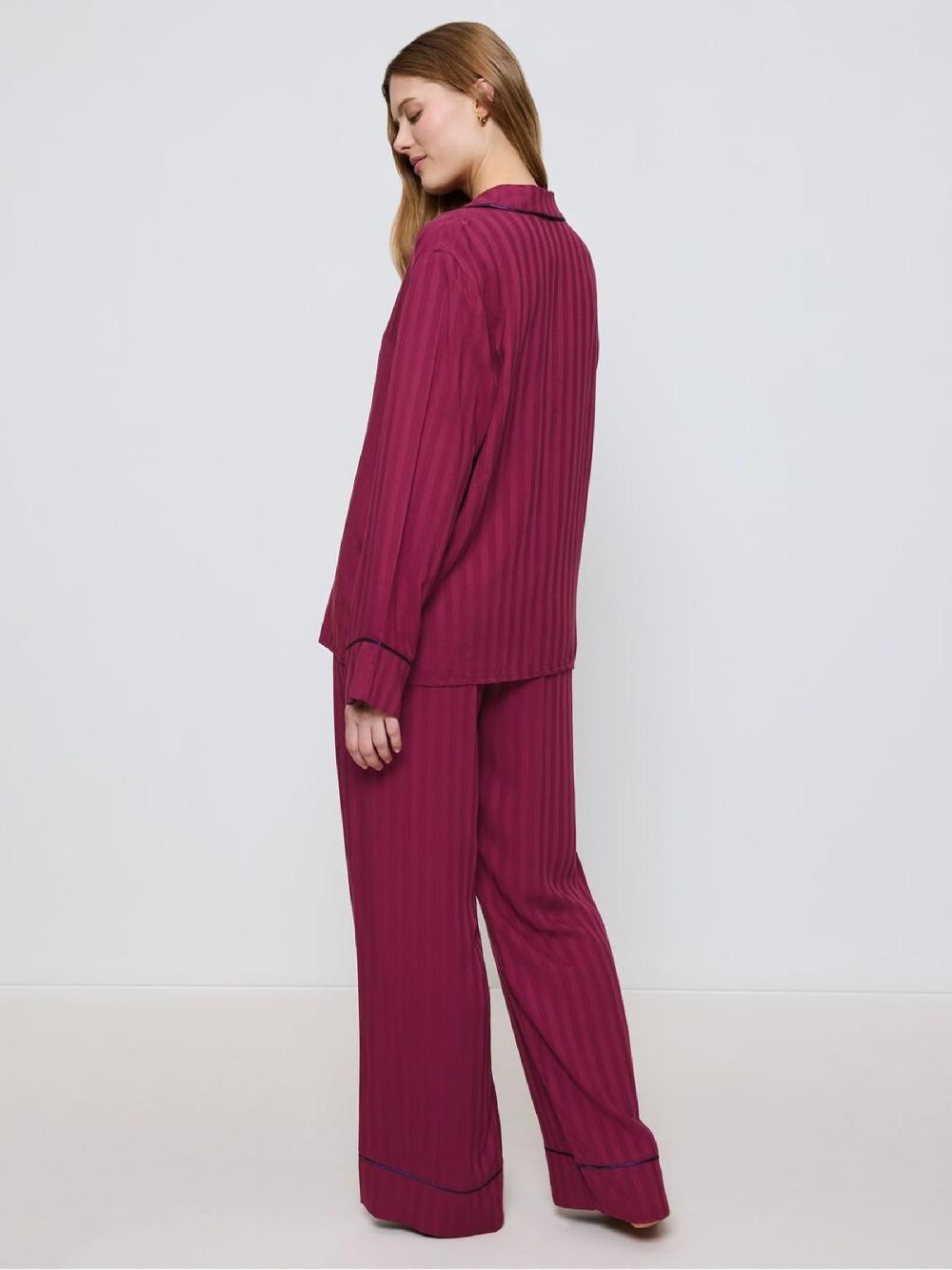 seraphine Triumph Red Amourette Jacquard - Pyjamas