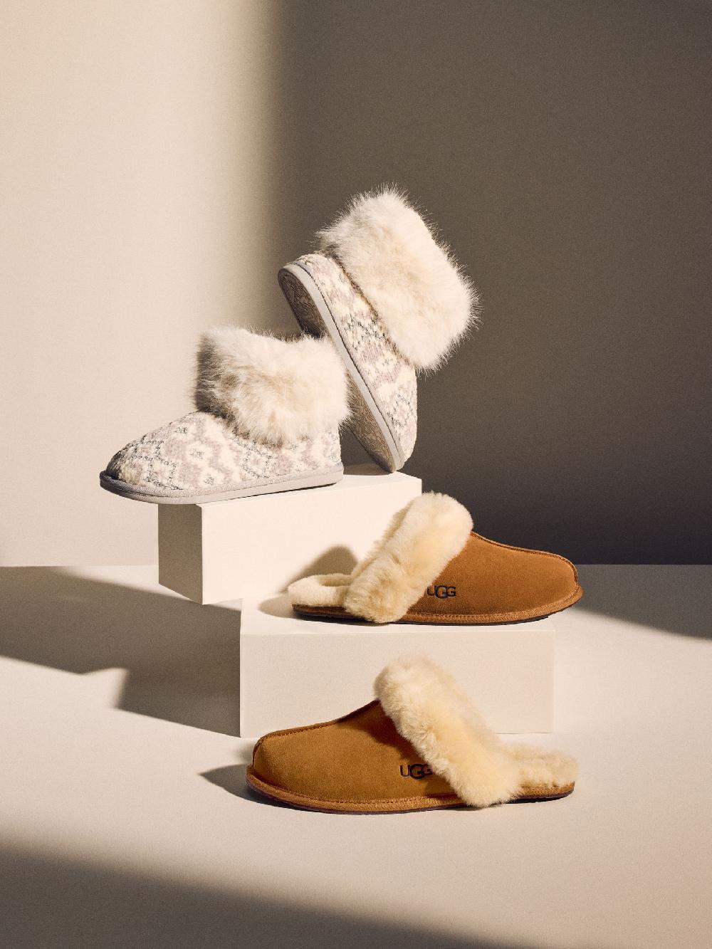 seraphine UGG Chestnut Brown Scuffette ll Slippers