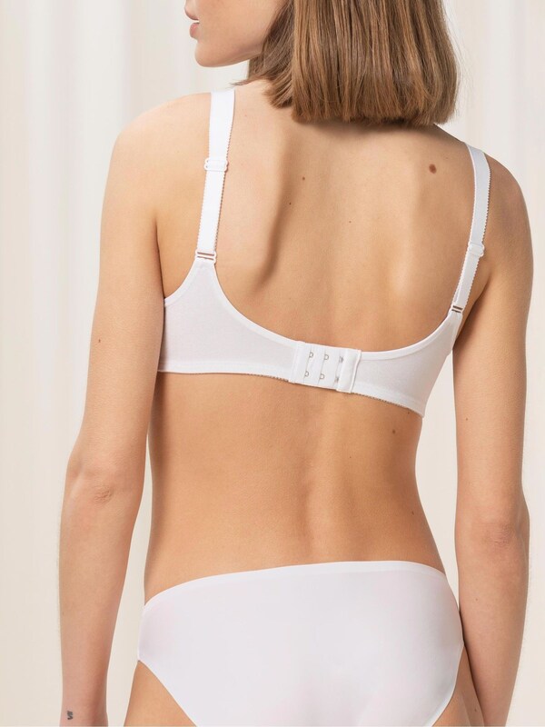 Seraphine White Doreen + Cotton Non Wired Bra