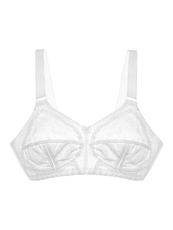 Seraphine White Doreen Non Wired Bra