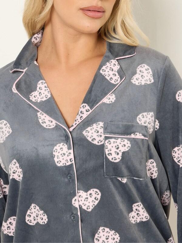 Seraphine Yours Curve Grey Baby Fleece Pyjamas Set