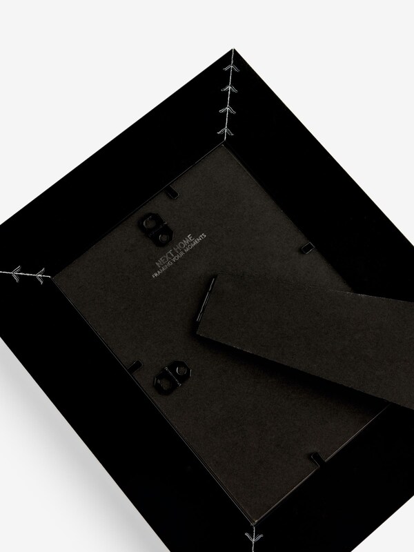 Seraphine Set Of 3 Monochrome Ditsy Heart Pattern Photo Frames