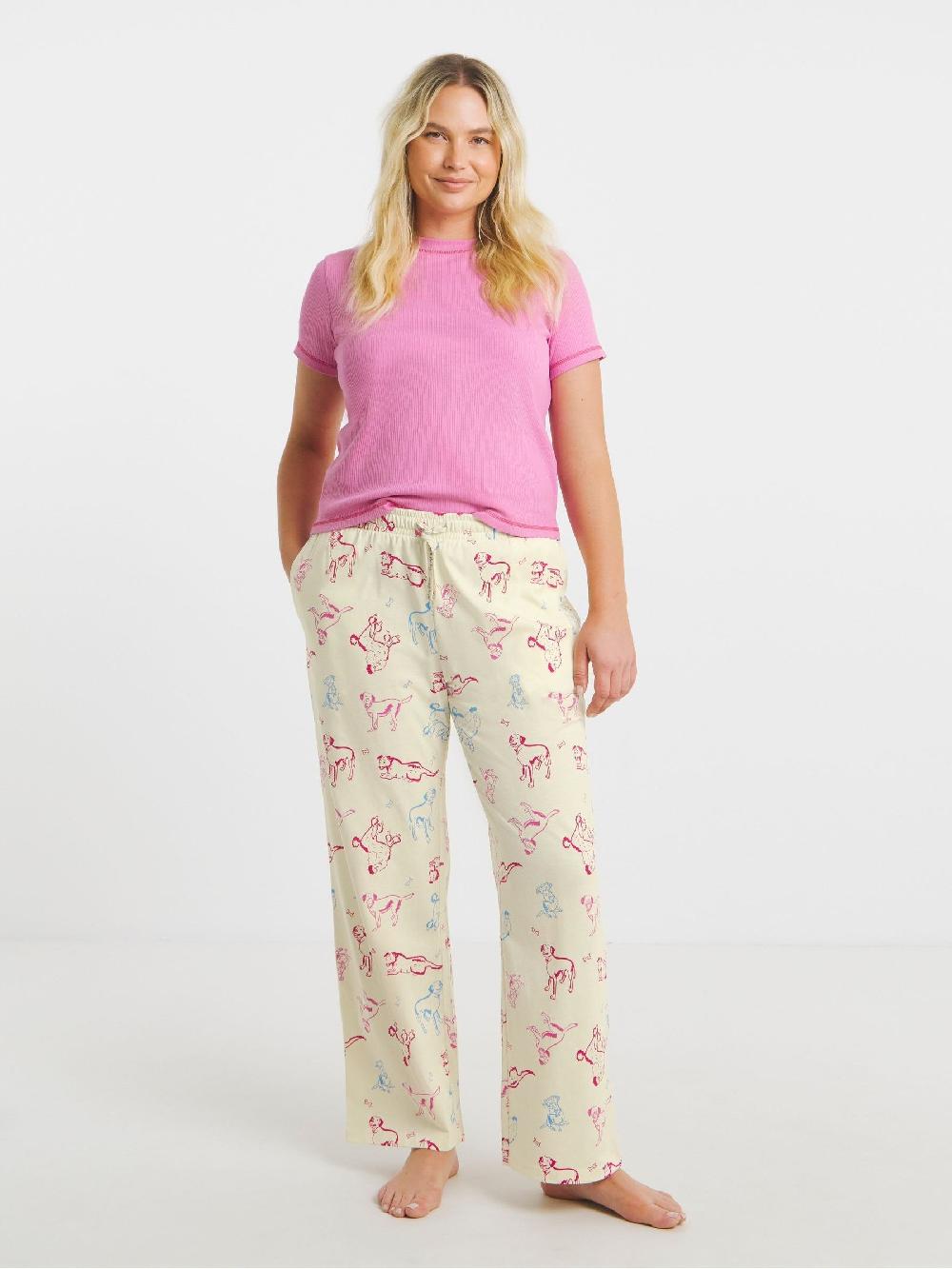 seraphine Simply Be Pink 2 Pack Ribbed T-Shirt Pyjamas Set