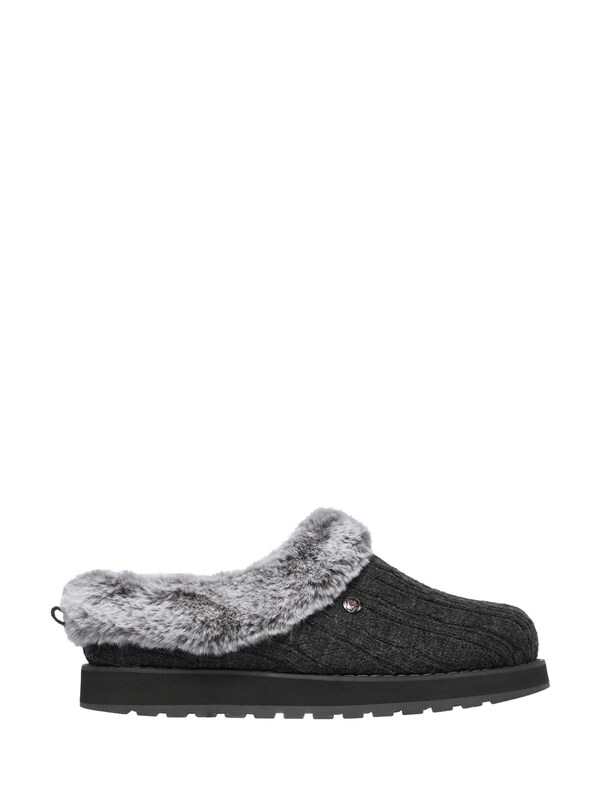 Seraphine Skechers Dark Grey Womens Keepsakes Ice Angel Slippers