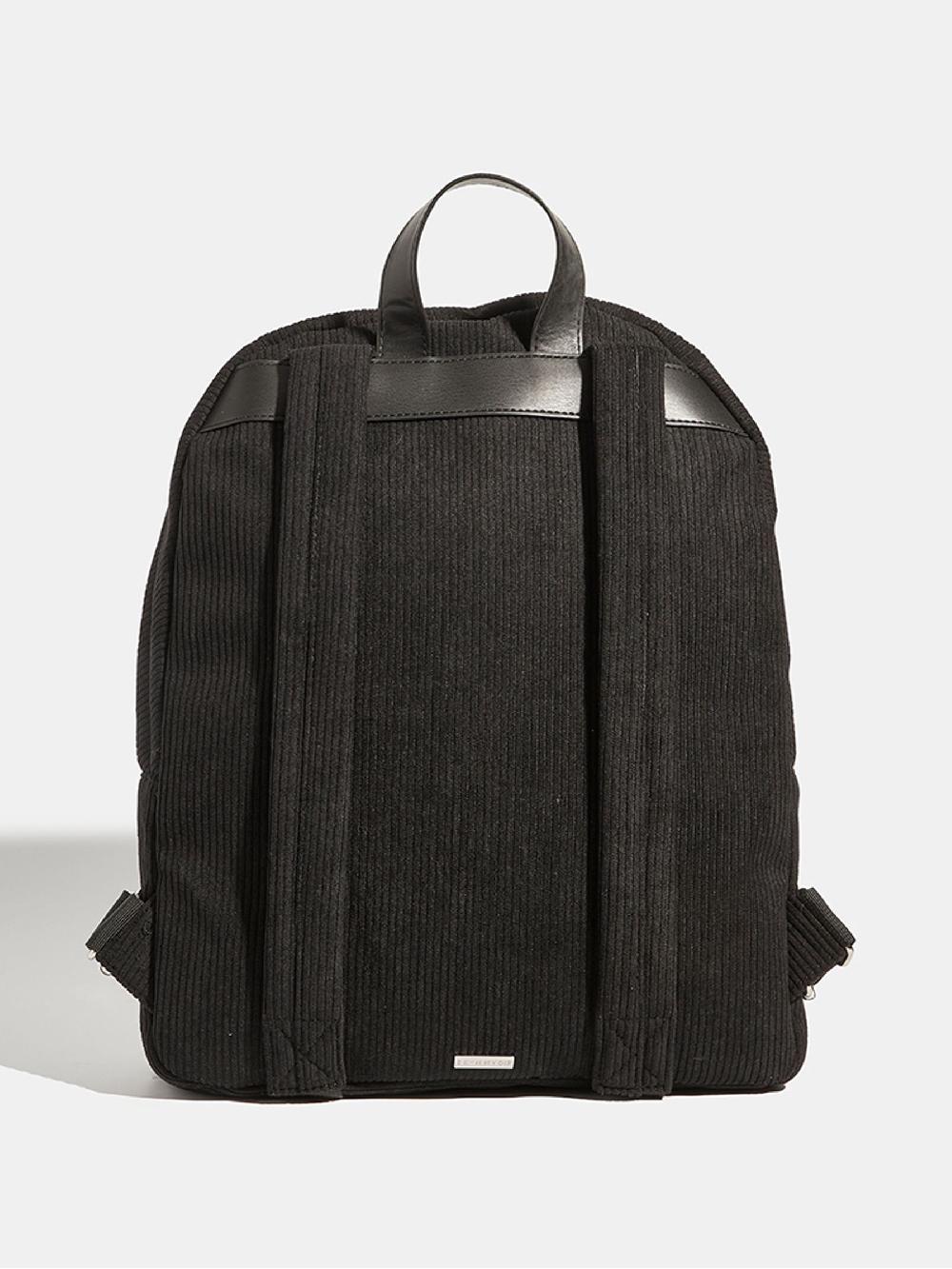 seraphine Skinnydip Black Red Ditsy Heart Print Embroidered Backpack