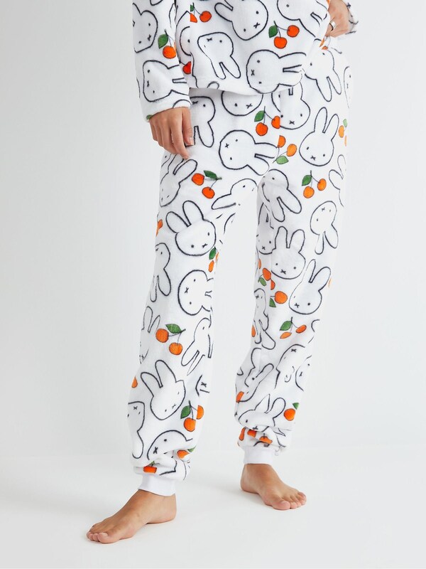 Seraphine Skinnydip White Miffy X Cherry Fleece Pyjamas Set