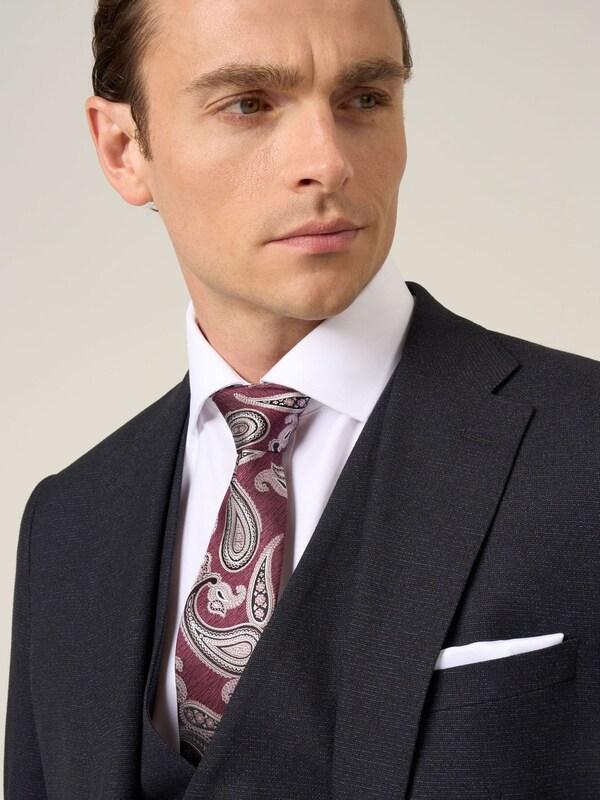 Seraphine Skopes Black Methley Tailored Fit Semi-Plain Suit Jacket