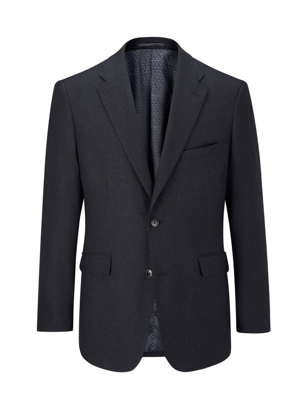 Seraphine Skopes Black Methley Tailored Fit Semi-Plain Suit Jacket