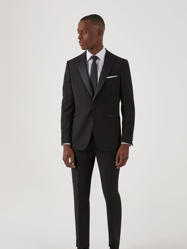 Seraphine Skopes Black Slim Fit Sinatra Fit Dinner Suit Jacket