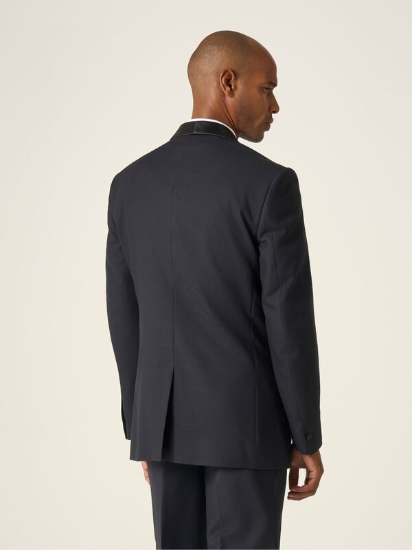 Seraphine Skopes Black Tailored Fit Newman Check Suit: Jacket