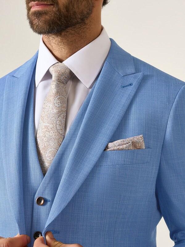 Seraphine Skopes Blue Slim Fit Tailored Fit Redding Suit Jacket