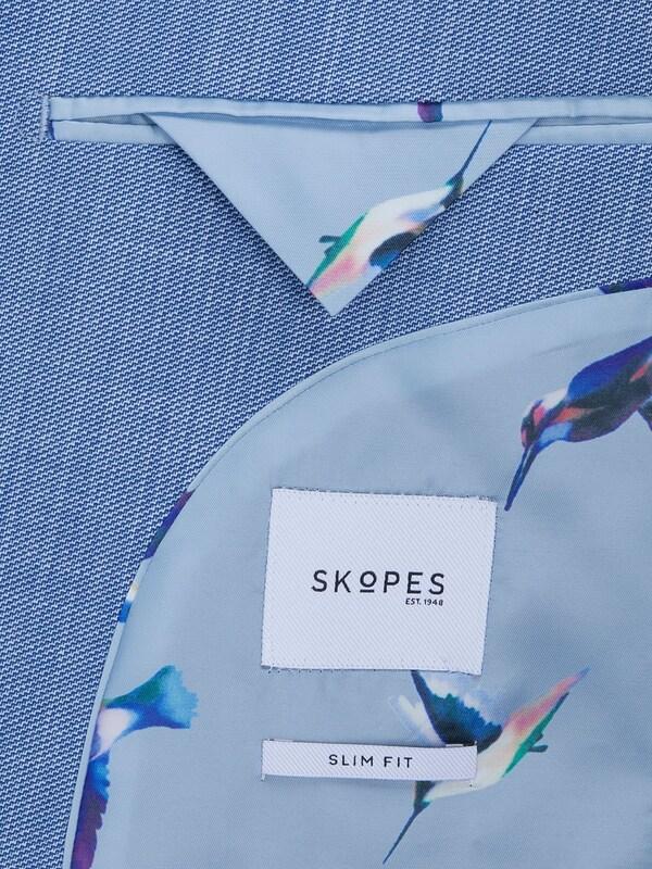Seraphine Skopes Blue Slim Fit Tailored Fit Redding Suit Jacket