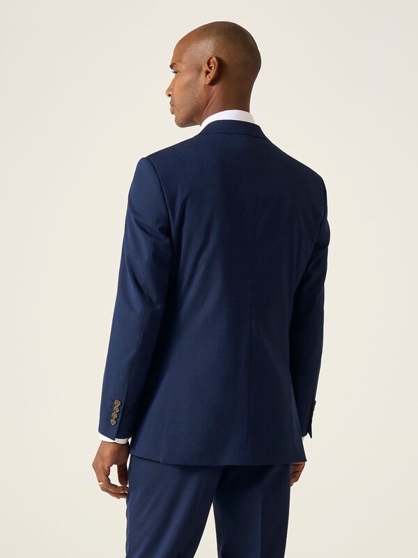 seraphine Skopes Blue Tailored Fit Caspian Stretch Look Suit Jacket