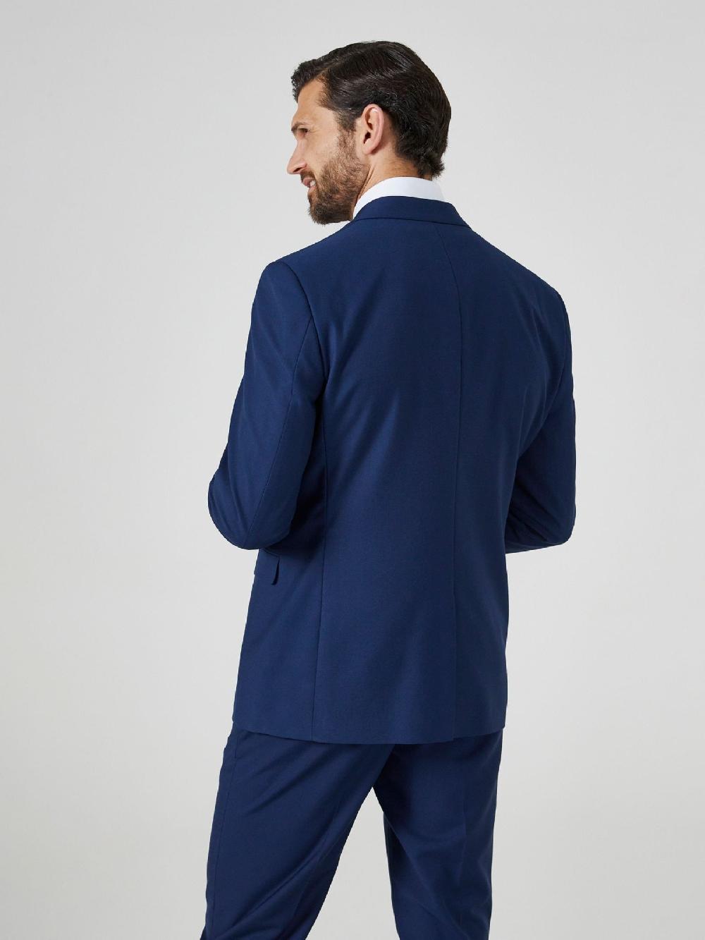 seraphine Skopes Blue Tailored Fit Kennedy Suit: Jacket