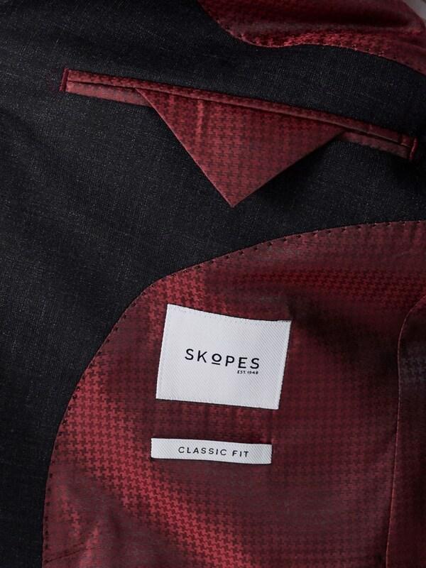 Seraphine Skopes Charcoal Grey Wool Rich Darwin Suit Jacket