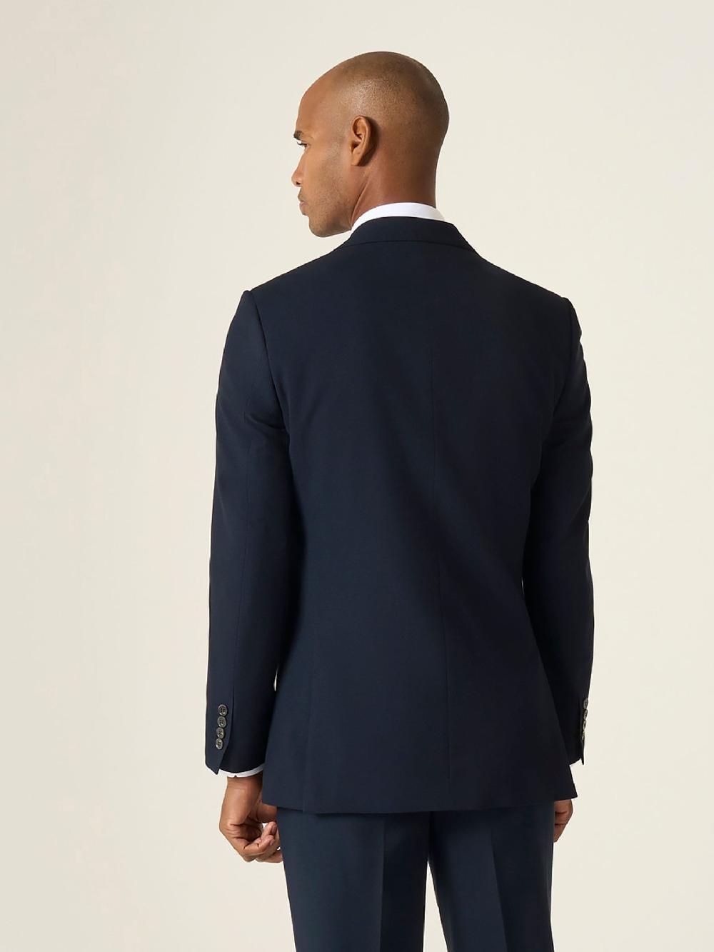 seraphine Skopes Dark Navy Blue Tailored Fit Harcourt Suit Jacket