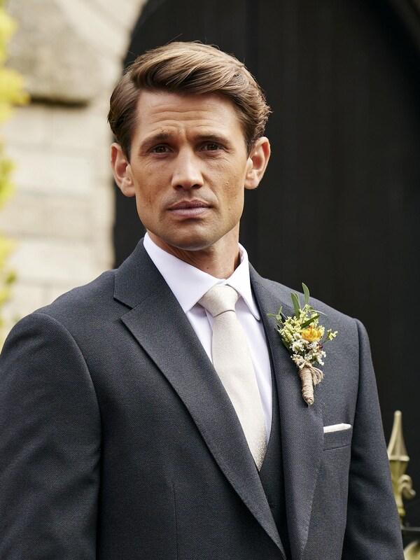 Seraphine Skopes Green Slim Fit Harcourt Suit Jacket