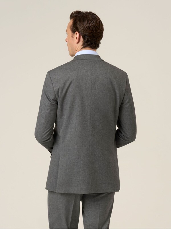 seraphine Skopes Grey Liston Tailored Fit Flannel Suit Jacket