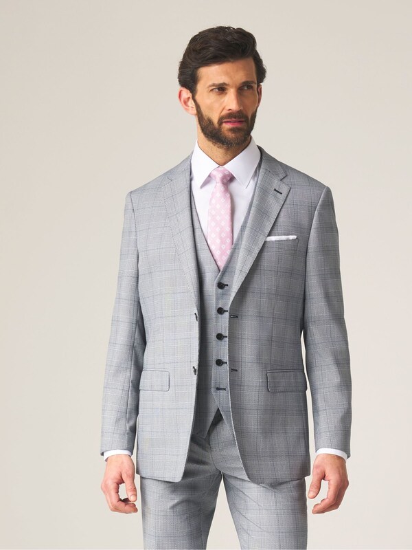 seraphine Skopes Grey Tailored Fit Fit Anello Check Suit Jacket seraphine Skopes Grey Tailored Fit Fit Anello Check Suit Jacket