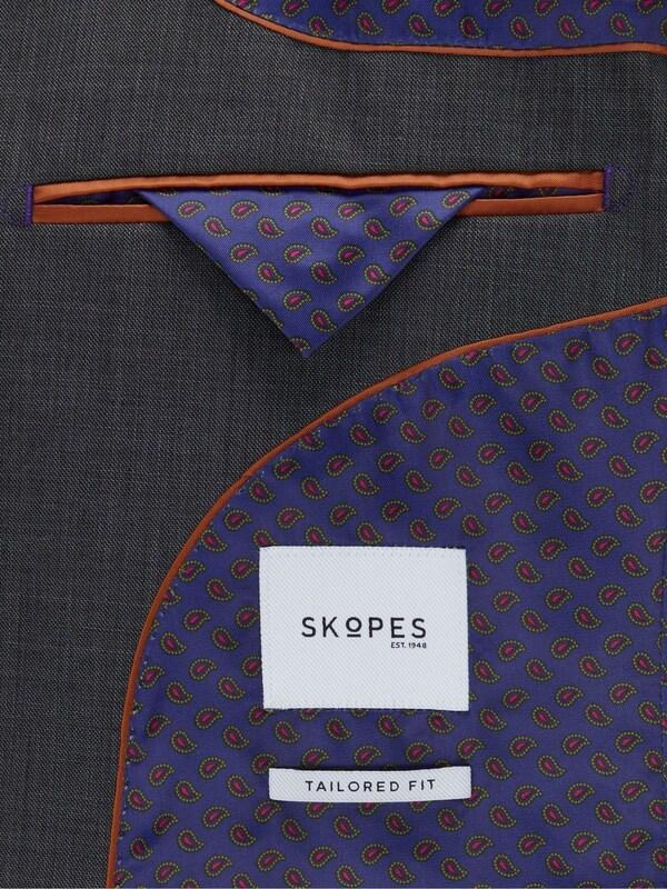 Seraphine Skopes Grey Tailored Fit Tailored Fit Farnham Suit Jacket