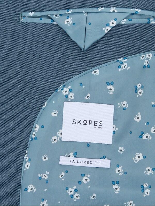 Seraphine Skopes Light Blue Tailored Fit Lucien Suit Jacket