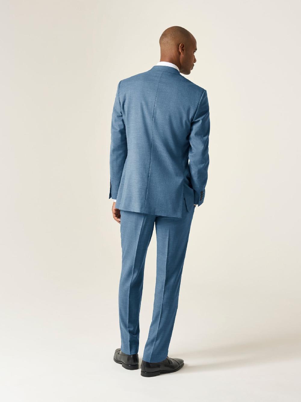 seraphine Skopes Light Blue Tailored Fit Lucien Suit Jacket