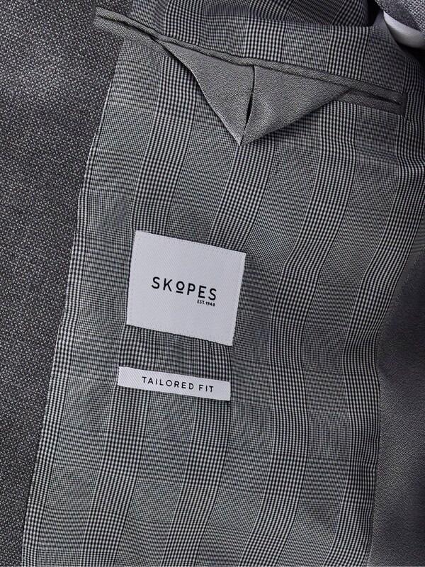 Seraphine Skopes Light Grey Slim Fit Harcourt Suit Jacket