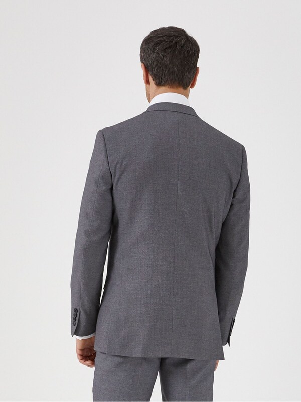 seraphine Skopes Light Grey Slim Fit Harcourt Suit Jacket