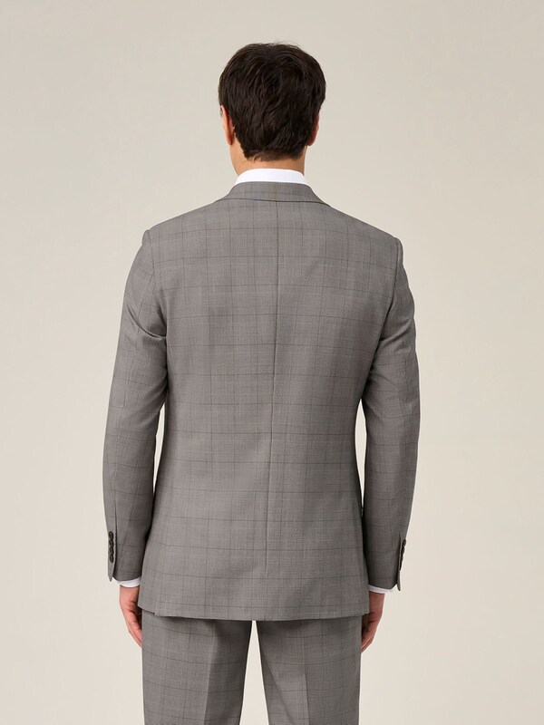Seraphine Skopes Natural Maron Check Tailored Fit Suit Jacket