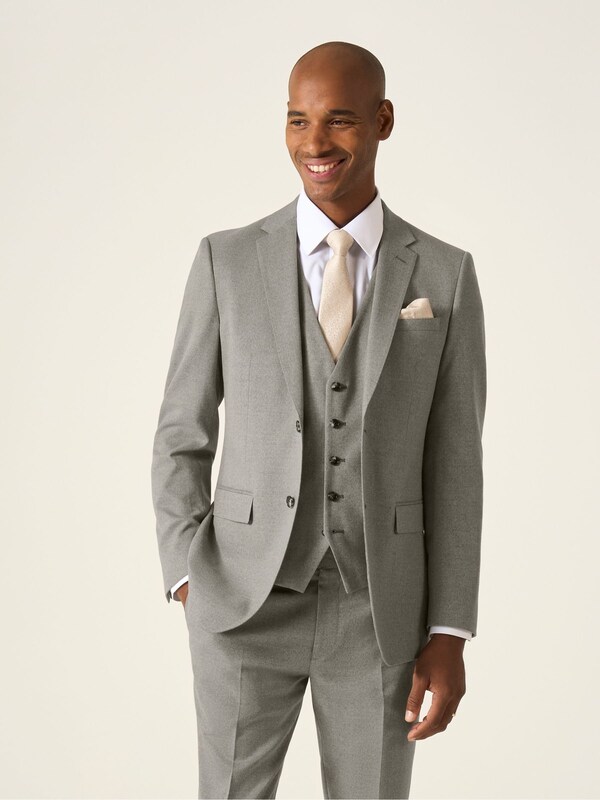 seraphine Skopes Natural Slim Fit Jodrell Tweed Effect Suit Jacket