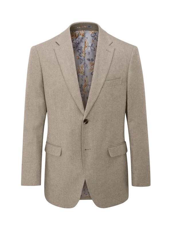 Seraphine Skopes Natural Tailored Fit Calvados Linen Blend Suit Jacket