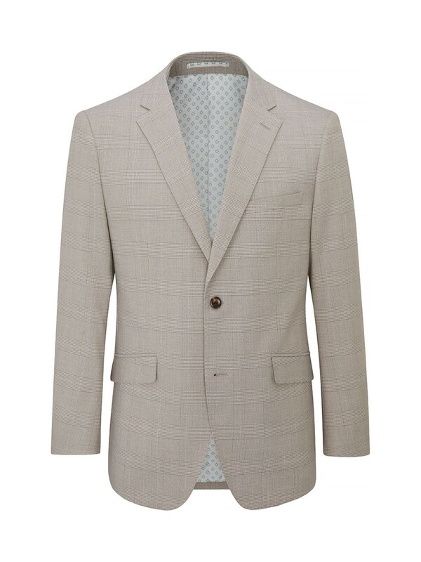 Seraphine Skopes Natural Tailored Fit Check Charlie Suit Jacket