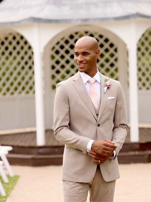 seraphine Skopes Natural Tailored Fit Jodrell Marl Tweed Suit: Jacket