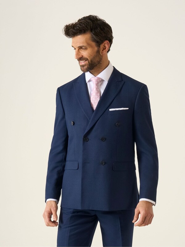 Seraphine Skopes Navy Blue Double Breasted Harcourt Suit Jacket